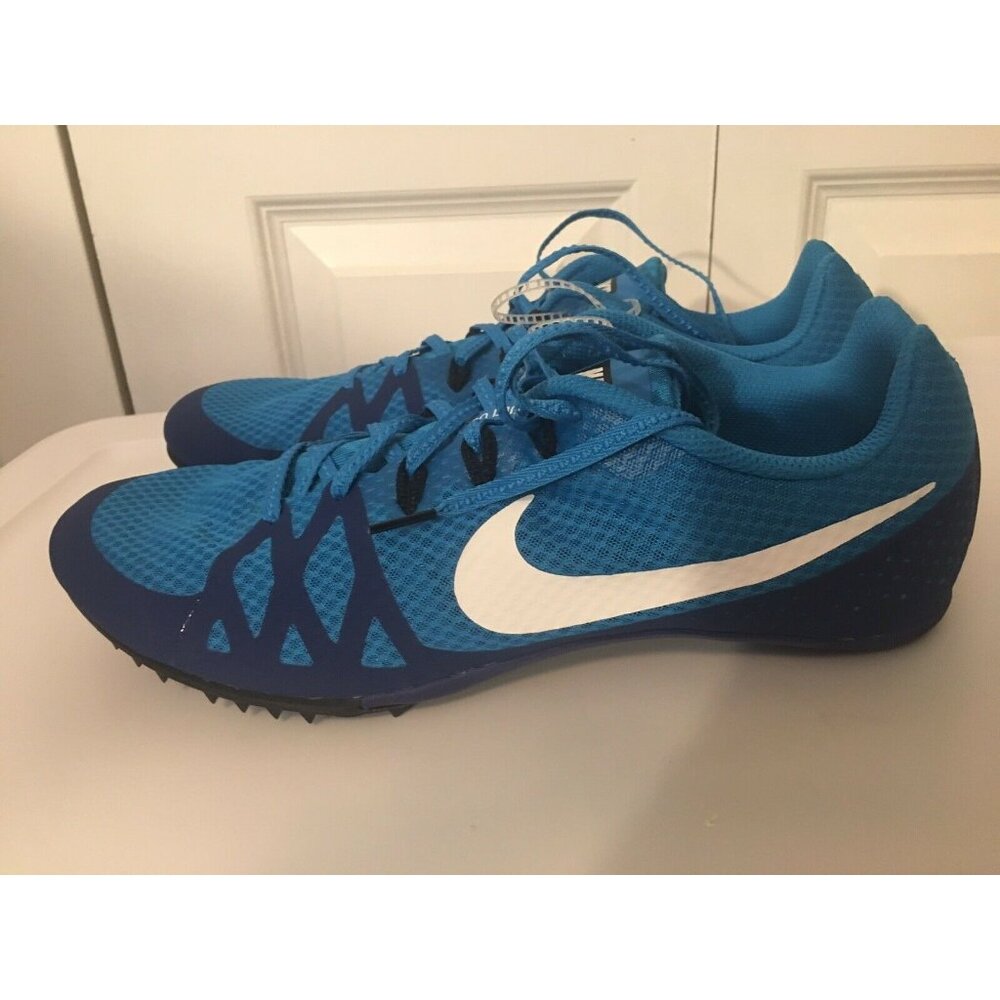 Nike mens sz 12 rival m 806555-414 track racing Blue Athletic Shoes